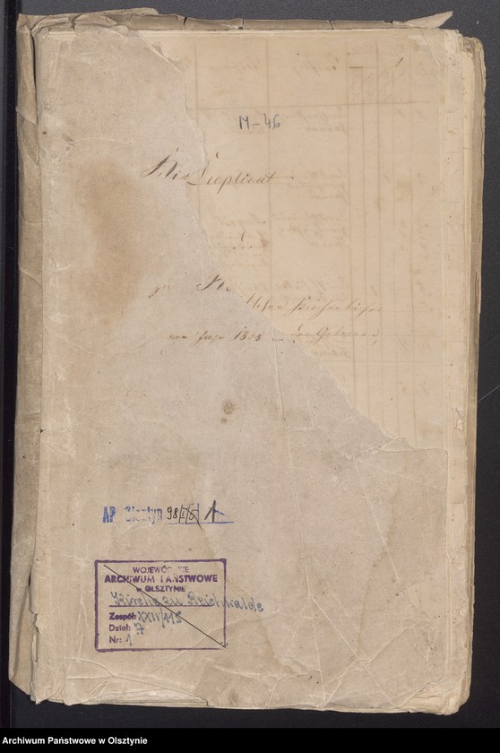 image.from.unit.number "Kirchen-Bücher Duplikate der Kirche zu Reichwalde"