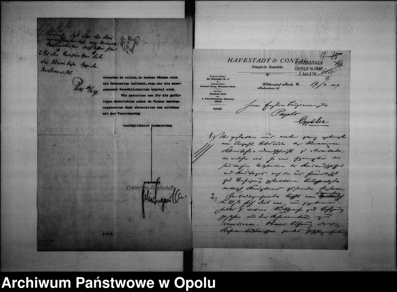 Obraz 19 z jednostki "Acta des Magistrats zu Oppeln betreffend Kleinbahnproject Oppeln-Sakrau-Carlsmarkt Vol. I"