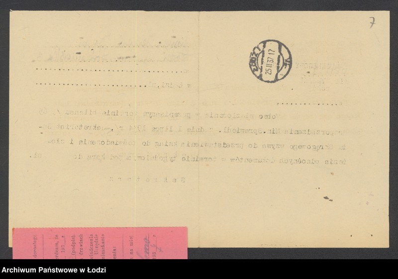 Obraz 9 z jednostki "Izaak Kohn- wyrób i sprzedaż towarów włókienniczych"