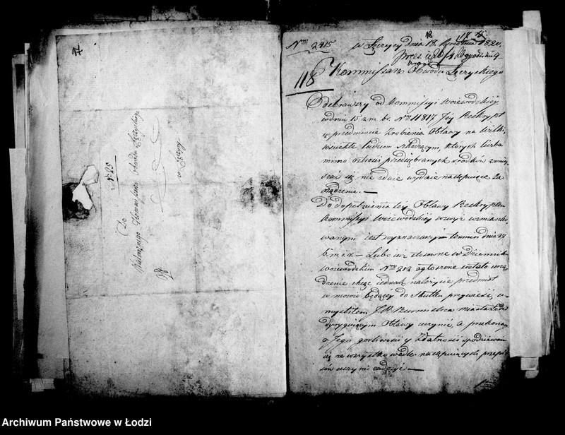 Obraz 15 z jednostki "Akta tyczące się obław i nadzwyczajnych rewizji"