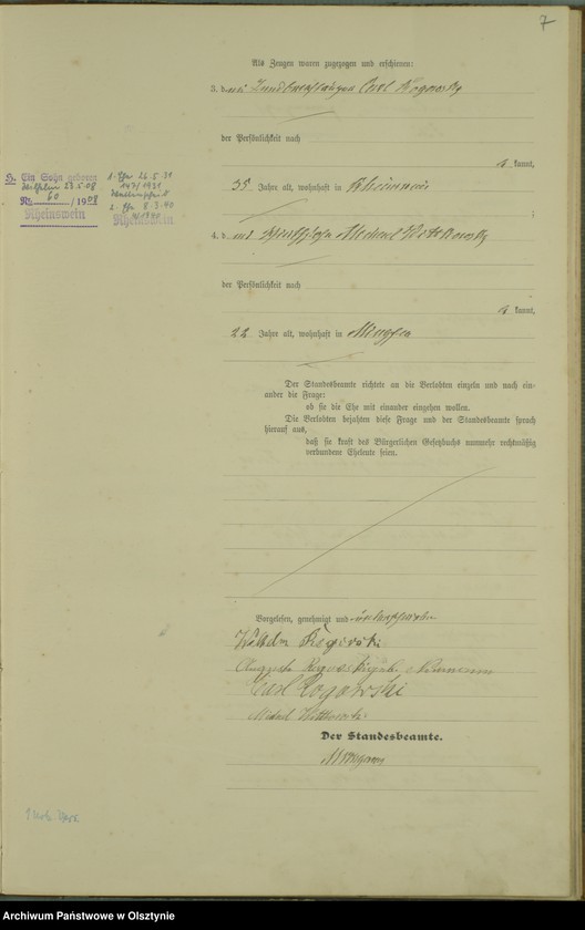 image.from.unit.number "Heiraths-Haupt-Register Nr 1 - 16"