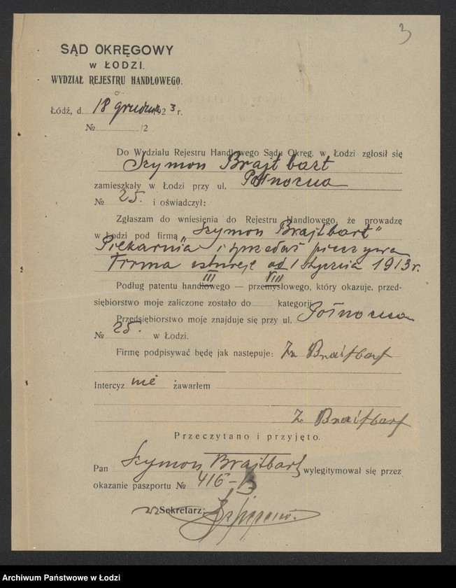 Obraz 5 z jednostki "Szymon Brajdbart – piekarnia i sprzdaż pieczywa"