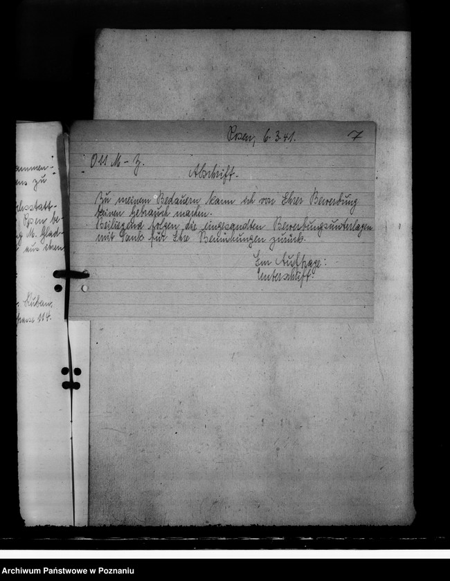 Obraz 11 z jednostki "Bewerbungen um Anstellung"