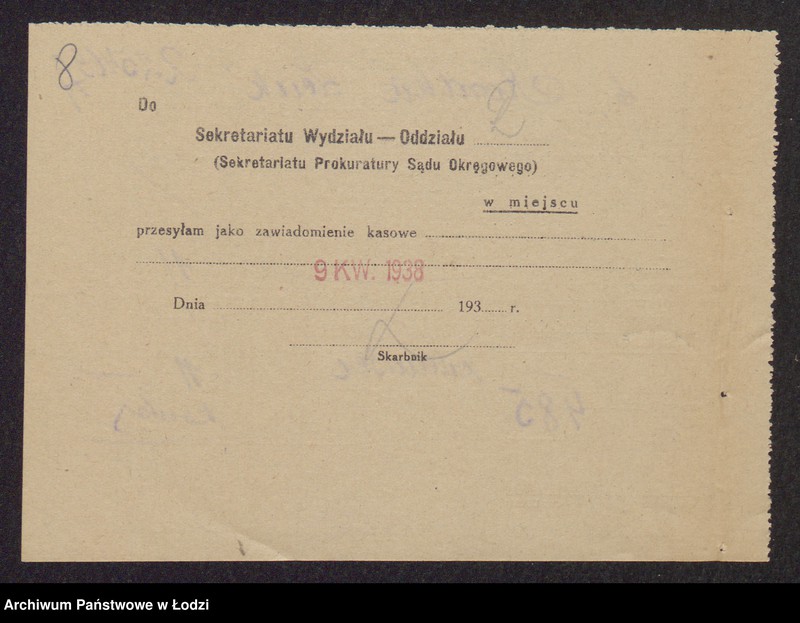 Obraz 10 z jednostki "Mordka Lenk- wyrób i sprzedaż przędzy"