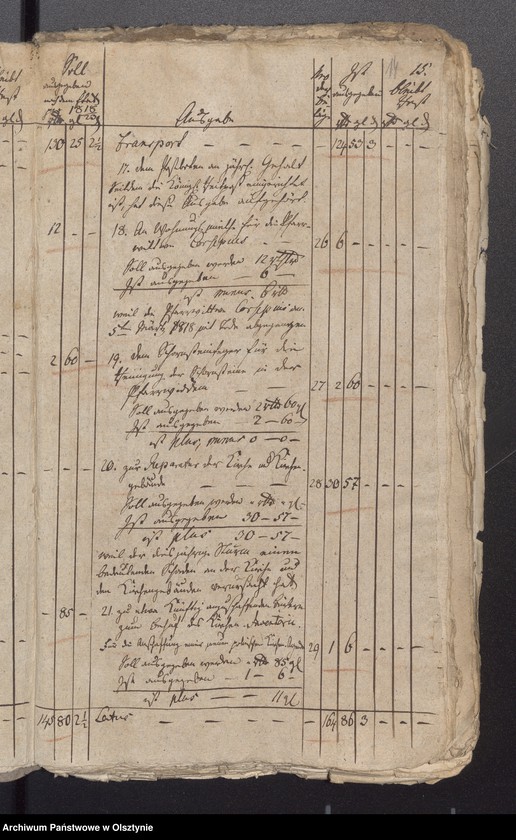 image.from.unit.number "Passenheimsche Stadt Kirchen Rechnung über Einnahme und Ausgabe"