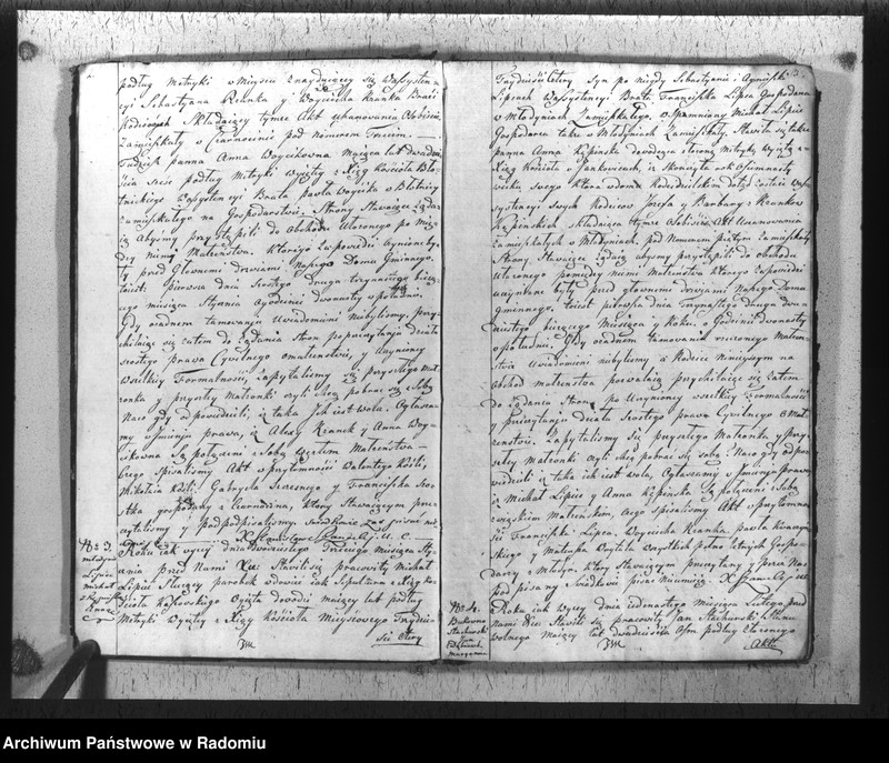 Obraz z jednostki "Akta Stanu Cywilnego Parafij Bukówno na rok 1822"