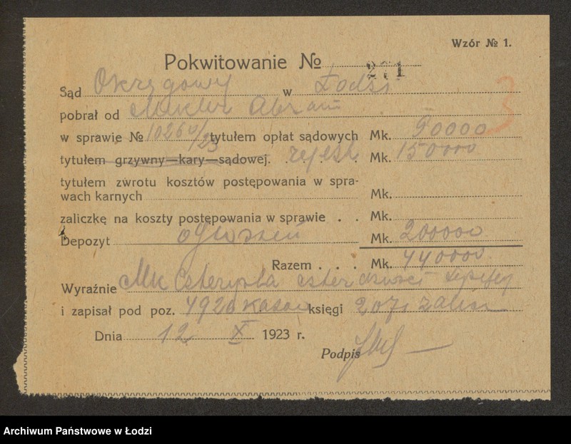 Obraz 5 z jednostki "Mekler Abram- handel resztkami"