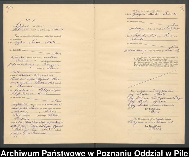 Obraz 10 z jednostki "Księga małżeństw"