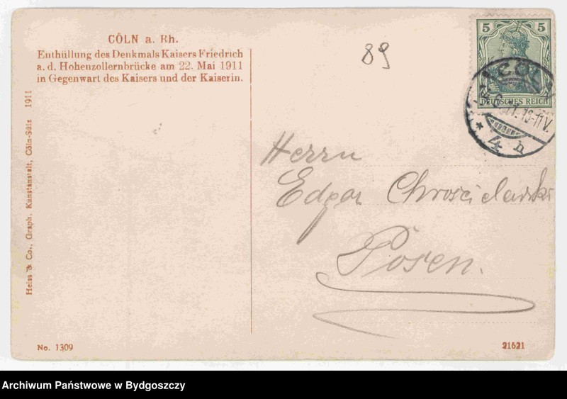 image.from.unit.number "Cöln a[am] Rh[Rhein] - Festdekoration am Domplatz"