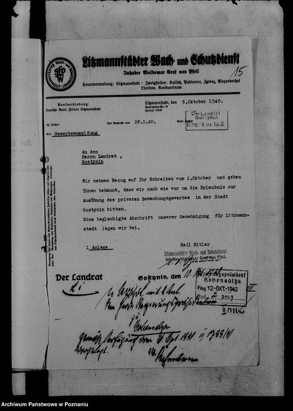 Obraz 19 z jednostki "Überwachungsgewerbe"