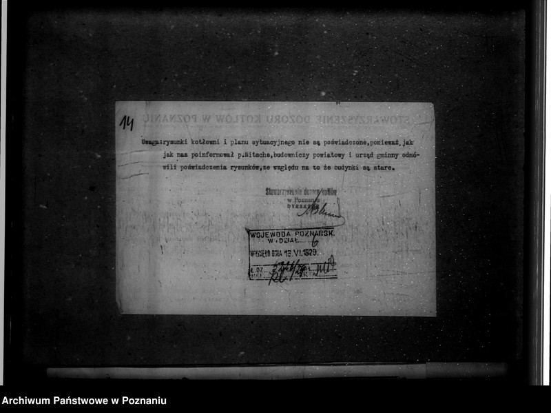 Obraz 18 z jednostki "Tartak R. Nitschego w Boruji Starej powiat wolsztyński nr woj. 6050 pop. własność Landwirtschaftliche Zentral-Genossenschaft Międzychód"