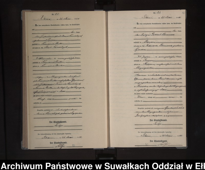 image.from.unit.number "Sterbe-Neben-Register des Königlichen Preussischen Standes-Amtes Orlen Kreis Loetzen"