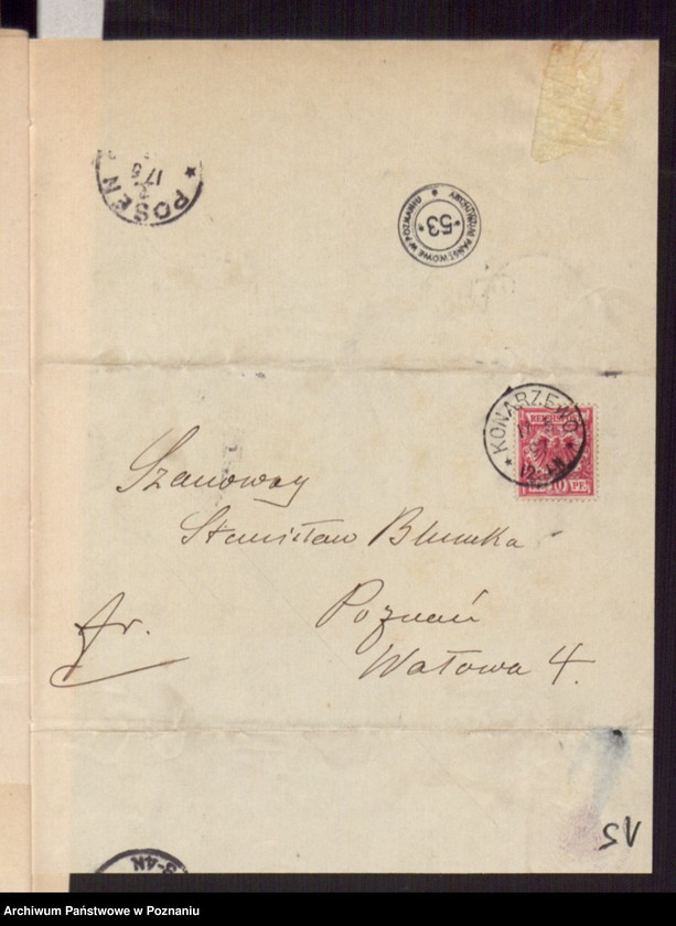 Obraz 17 z jednostki "Die von den Verlobten beigebrachten Urkunden zur Eheschliessung pro 1897"