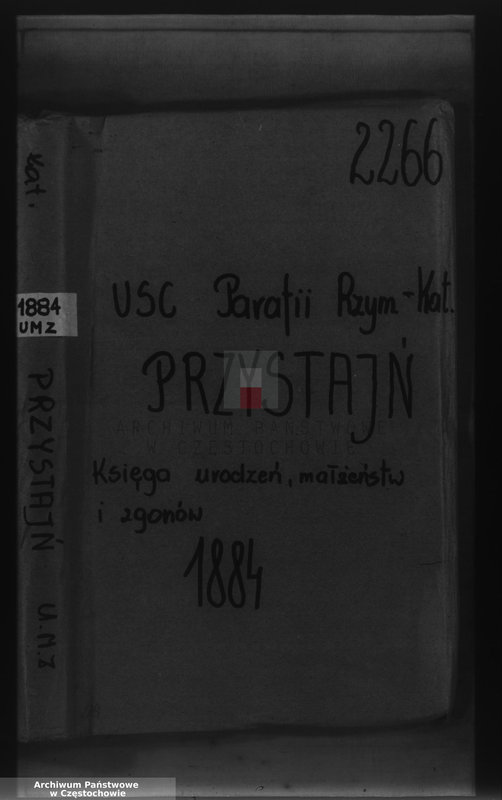 image.from.unit.number "Duplikat aktov graždanskogo sostoâniâ rodivšichsâ, brakosočetavšichsâ i umeršich Prichoda Pržistajn na 1884 god"