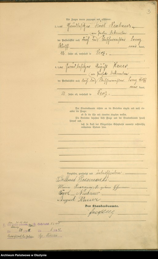 image.from.unit.number "Heiraths-Haupt-Register Nr 1 - 23"