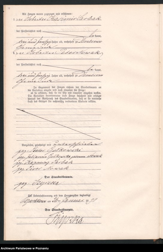 Obraz 18 z jednostki "Księga małżeństw"