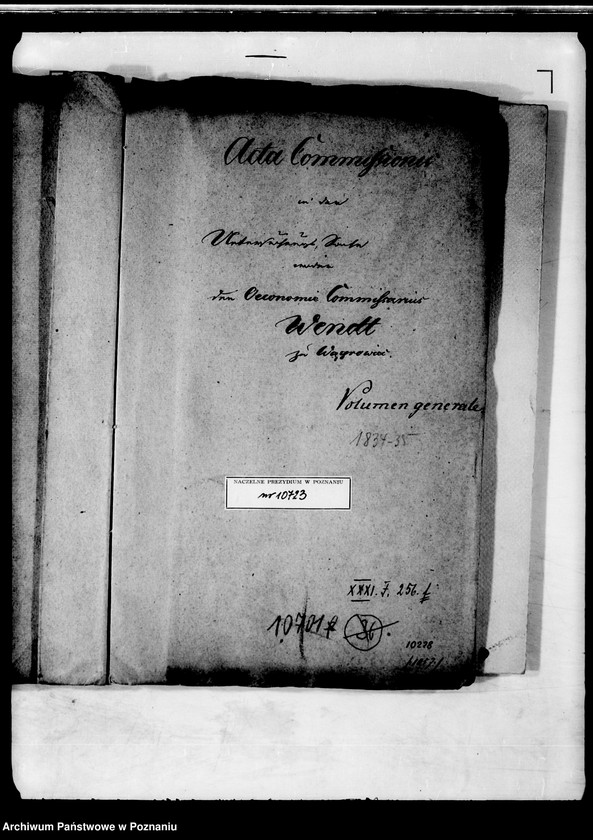 Obraz 4 z jednostki "Akta in Denuntiationssachen wider den Oekonomiekommissarius Wendt zu Wągrowiec."