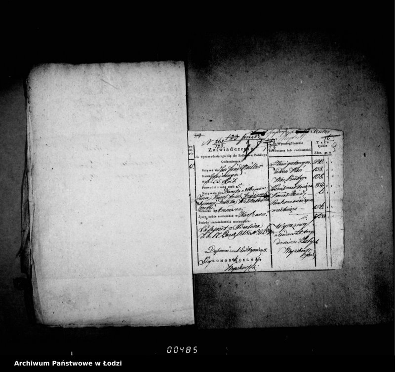 Obraz 12 z jednostki "Akta tyczące się dowodów spisowych"