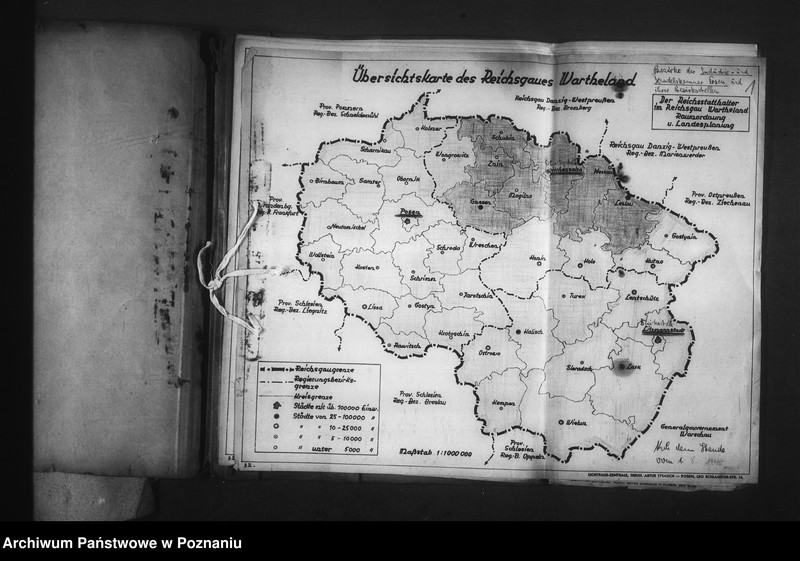 Obraz 5 z jednostki "Zuständigkeitsbereiche der Behörden im Reihsgau Wartheland"