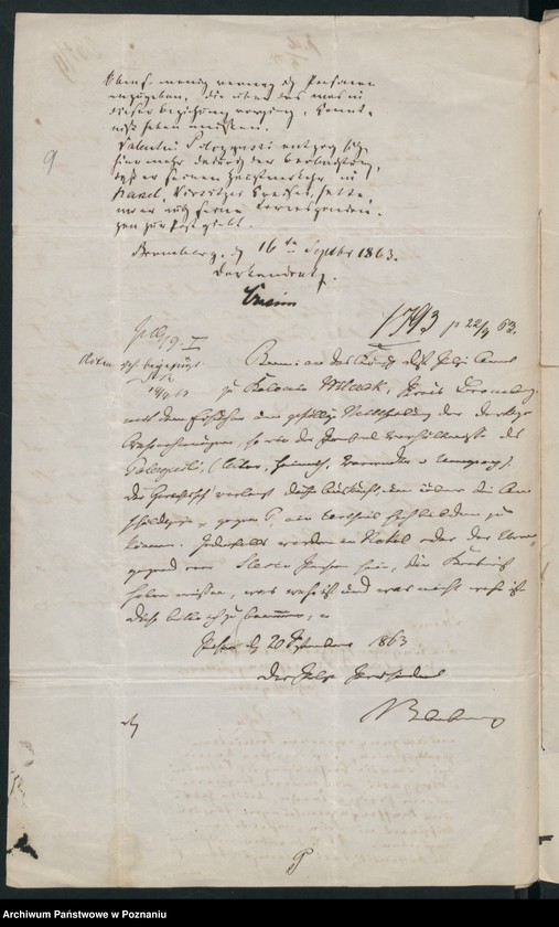 Obraz 13 z jednostki "A. betr. Valentin von Połczyński aus Ślesin auch Marzell Połczyński"