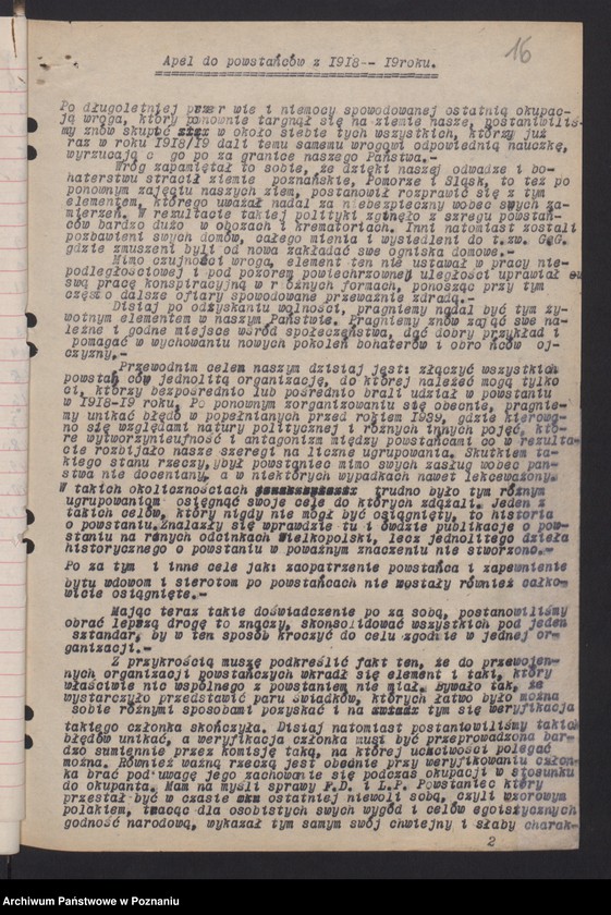 image.from.unit.number "Organizacja Związku Powstańców Wielkopolskich."