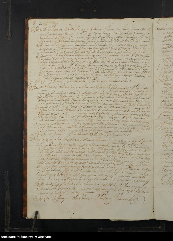 image.from.unit.number "Akta Urodzenia, Małżeństw, Zeyścia Parafij Janowskiej Powiatu Przasnyskiego Gubernij Płockiej z Roku 1849"