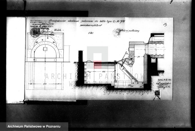 Obraz 17 z jednostki "Młyn parowy w Jarocinie pow. jarociński nr fabr. kotła 892 nr woj. kotła 6431"