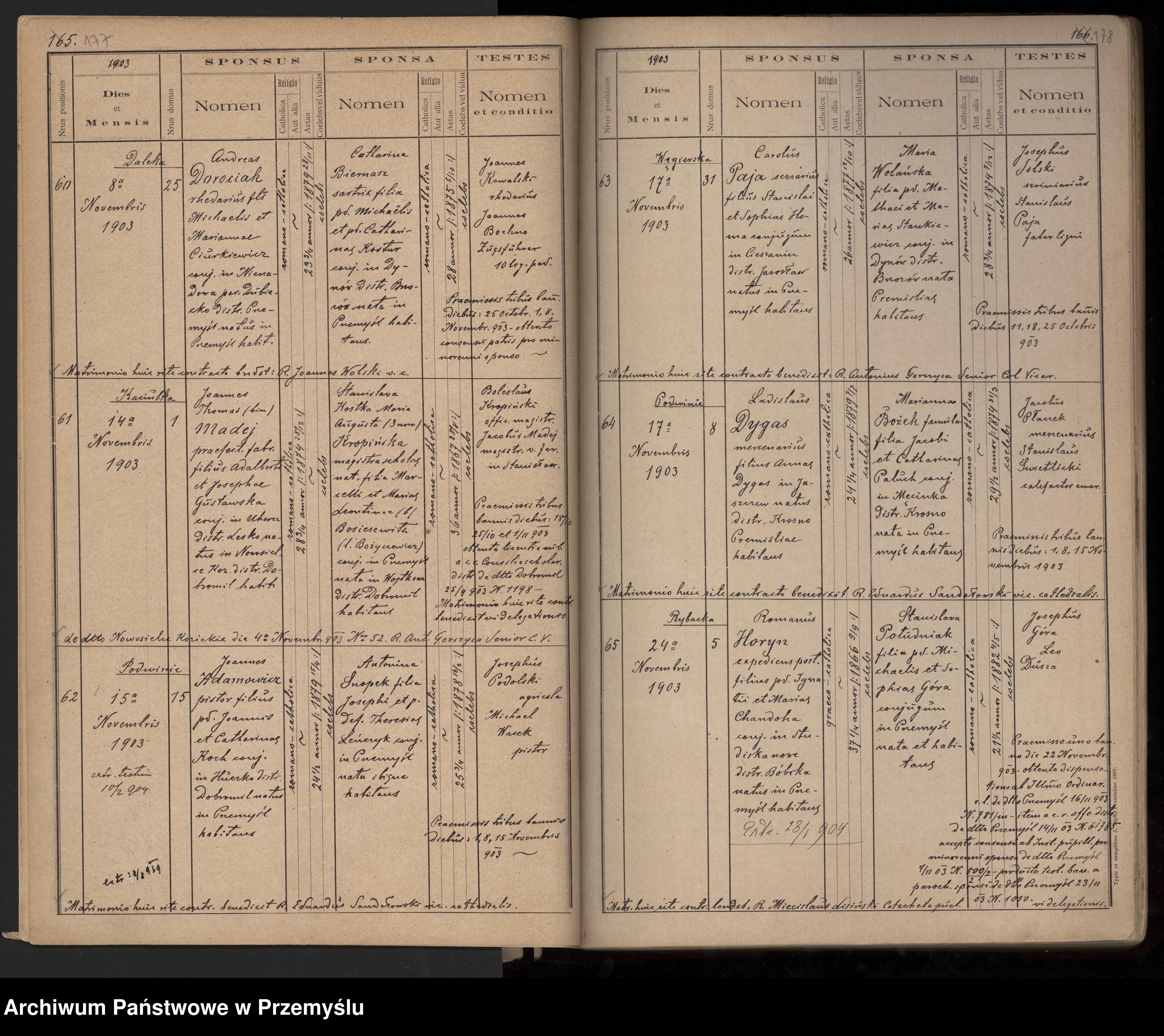 Skan z jednostki: Księga małżeństw Zasanie 1896-1917; Księga zgonów Zasanie 1899-1915