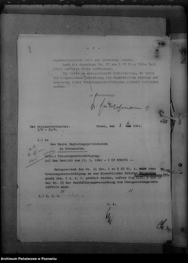 Obraz 12 z jednostki "Trennungsentschädigung alphabetisch"