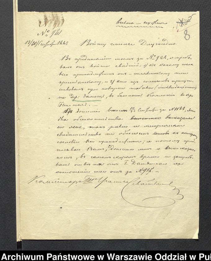 image.from.unit.number "O urządzaniu chłopów byłej rządowej wsi Zamość, gm. Długosiodło, wchodzącej w skład prywatnej własności Przetycz podlegającej ziemianinowi Stanisławowi Damięckiemu cz.11"