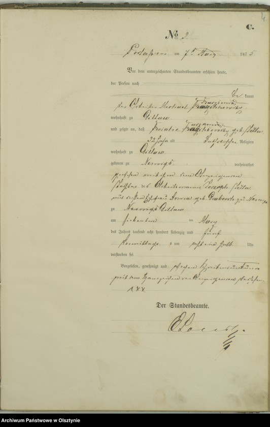 image.from.unit.number "Haupt-Sterbe-Register Nr 1 - 32"