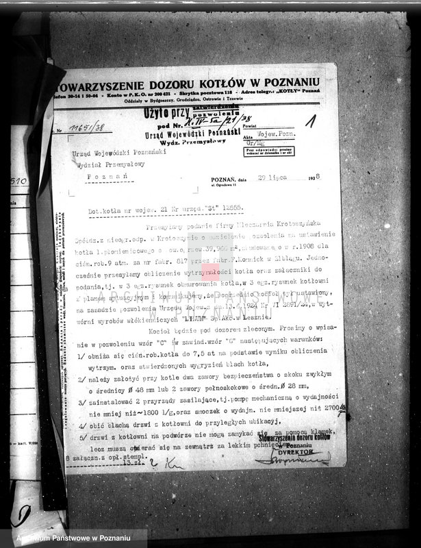 image.from.unit.number "Mleczarnia krotoszyńska, Spółka z nieogr. odpowiedzialnością w Krotoszynie nr woj. kotła 21"