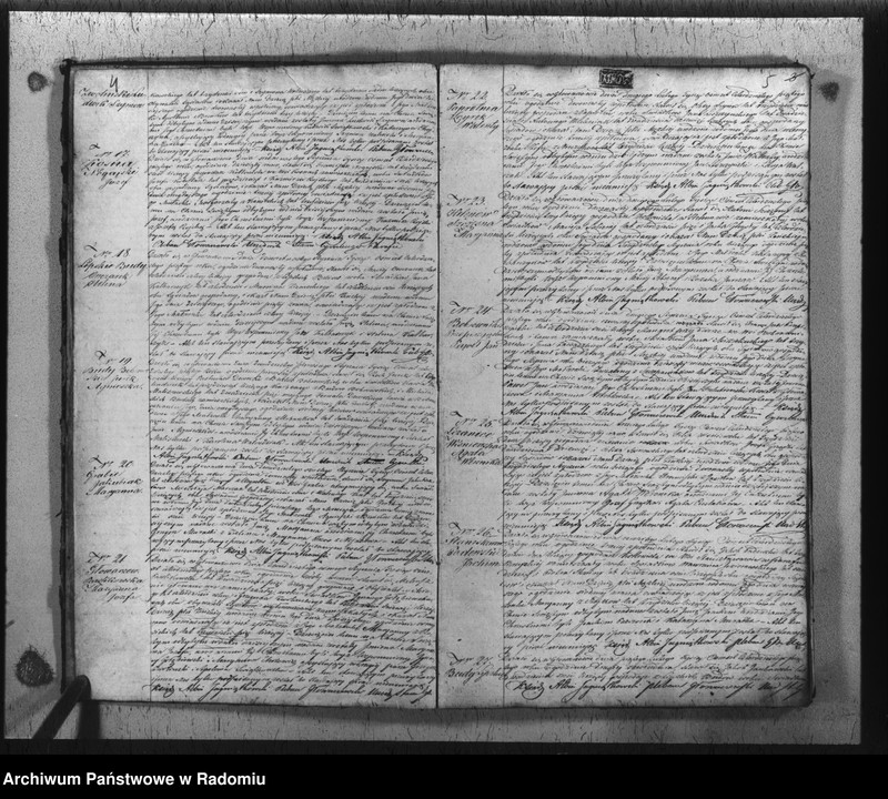 image.from.unit.number "Duplikat urodzonych, zaślubionych i zmarłych w parafii Głowaczew akta w sobie mieszczący za rok 1845"