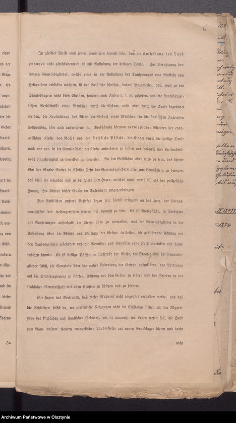 image.from.unit.number "Verhandlungen der Behörden an die Gemeinde Kirchenräthe gerichtet Vol. I"