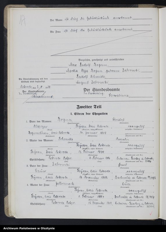 Obraz 19 z jednostki "Familien-Zweitbuch Tom II,Nr 81 - 204"