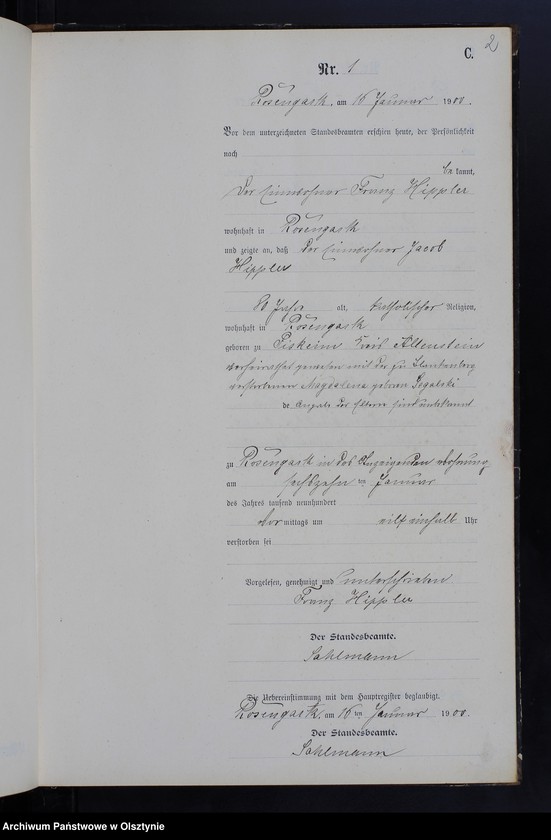 image.from.unit.number "Sterbe-Neben-Register Nr 1 - 43"