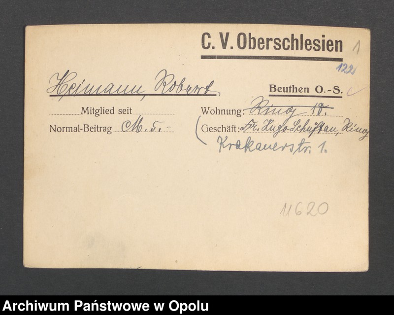 Obraz 3 z jednostki "[Heimann Robert, Beuthen]"