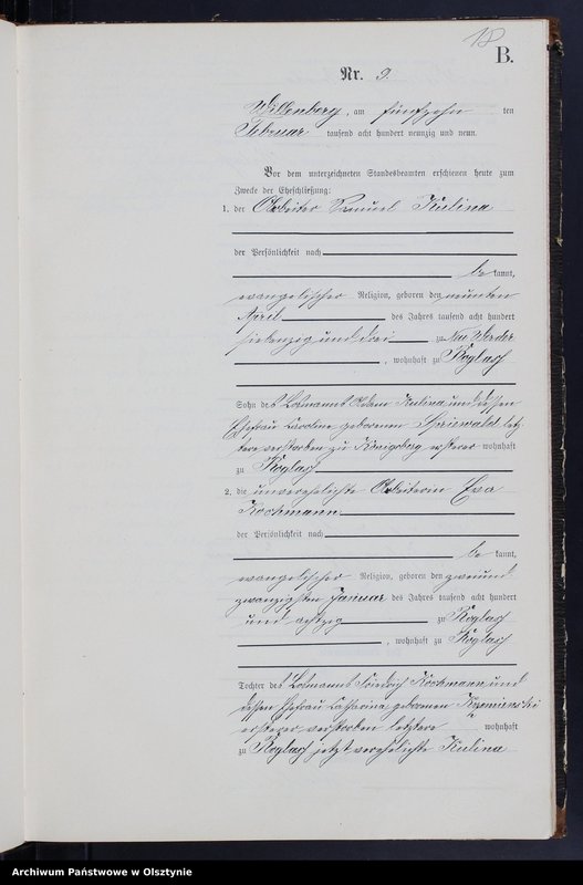 Obraz 20 z jednostki "Heiraths-Neben-Register Nr 1 - 50"