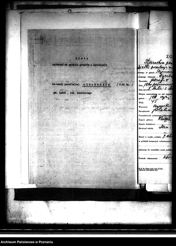 image.from.unit.number "Parcelacja rządowa nieruchomości państwowej Czołnóchów powiatu konińskiego"