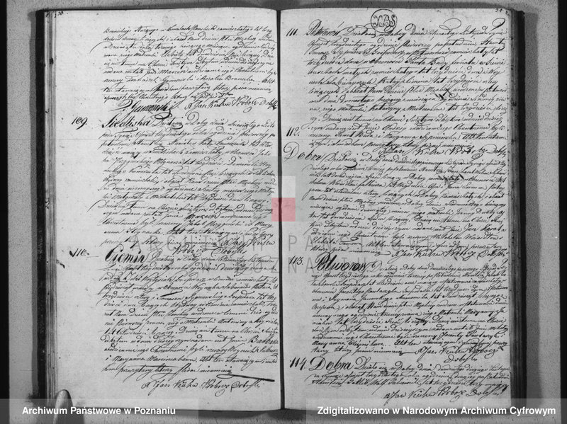 Obraz 18 z jednostki "Księga urodzeń, małżeństw i zgonów"