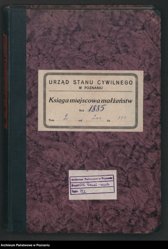 Obraz 2 z jednostki "Księga małżeństw t. II"