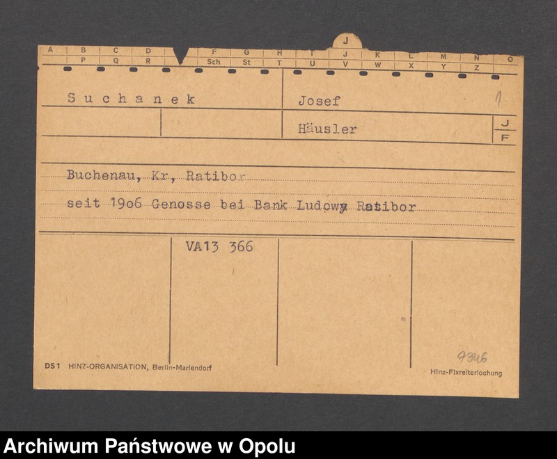 Obraz 3 z jednostki "[Suchanek Josef, Buchenau]"