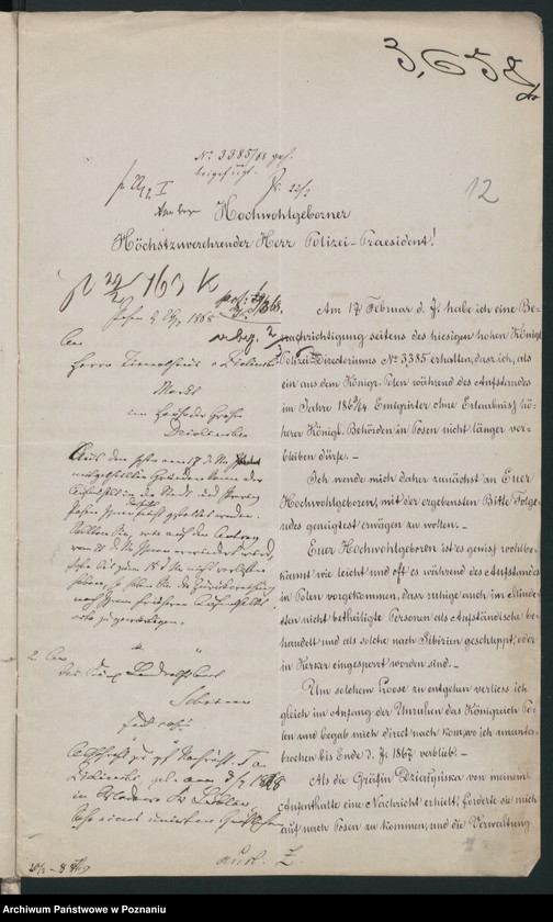 Obraz 16 z jednostki "A. betr. den polnischen Flüchtling Timotheus Zieliński"