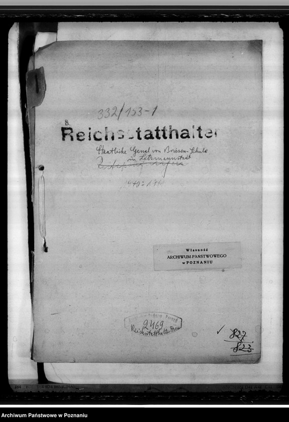 Obraz 4 z jednostki "Staatliche General von Briesen- Schule in Litzmannstadt (Łódź)"