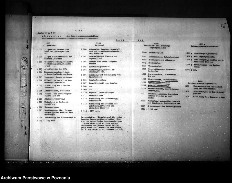 Obraz 19 z jednostki "Haushalt- Hauptvermessengsabteilung"