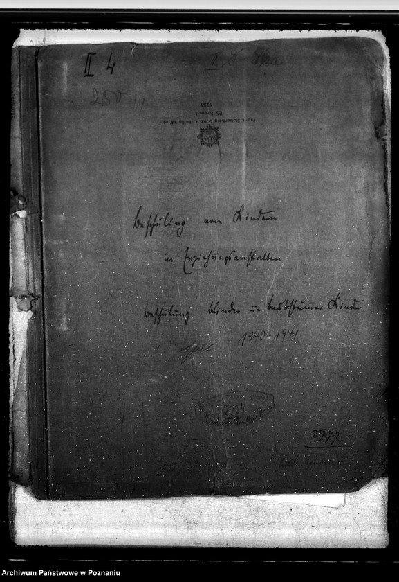 Obraz 4 z jednostki "Beschulung von Kindern in Erziehungsanstalten. Beschulung blinder und taubstummer Kinder."