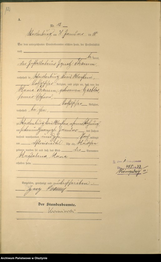 image.from.unit.number "Geburts-Haupt-Register Nr 1 - 140"