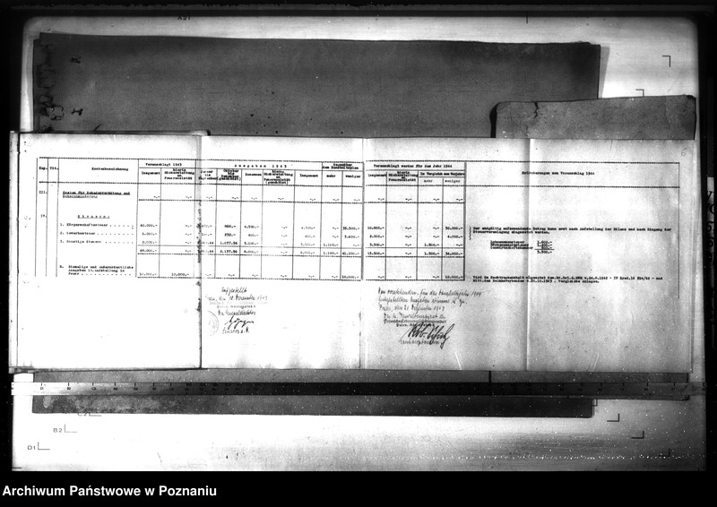 Obraz 11 z jednostki "Haushaltspläne der Posenschen Feuer- und Lebensversicherung"