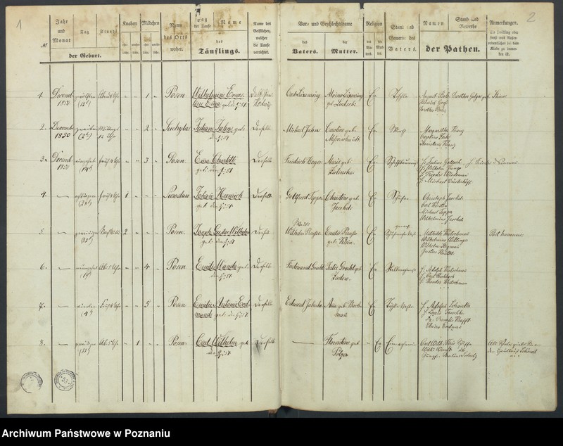 Obraz 5 z jednostki "[Akta urodzeń i chrztów, zapowiedzi i ślubów, zgonów i pogrzebów]"