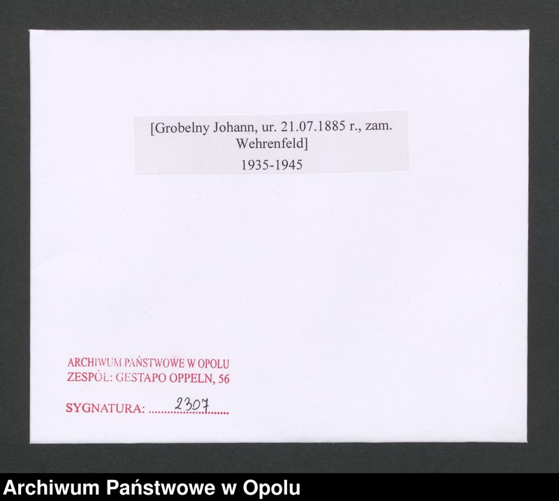 image.from.unit.number "[Grobelny Johann, ur. 21.07.1885 r., zam. Wehrenfeld]"